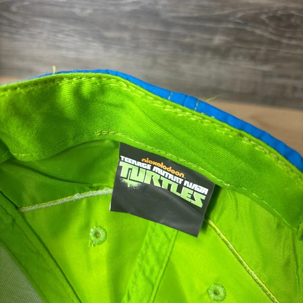 Teenage Muntant Ninja Turtles Hat Cap Snap Back Green Adjustable